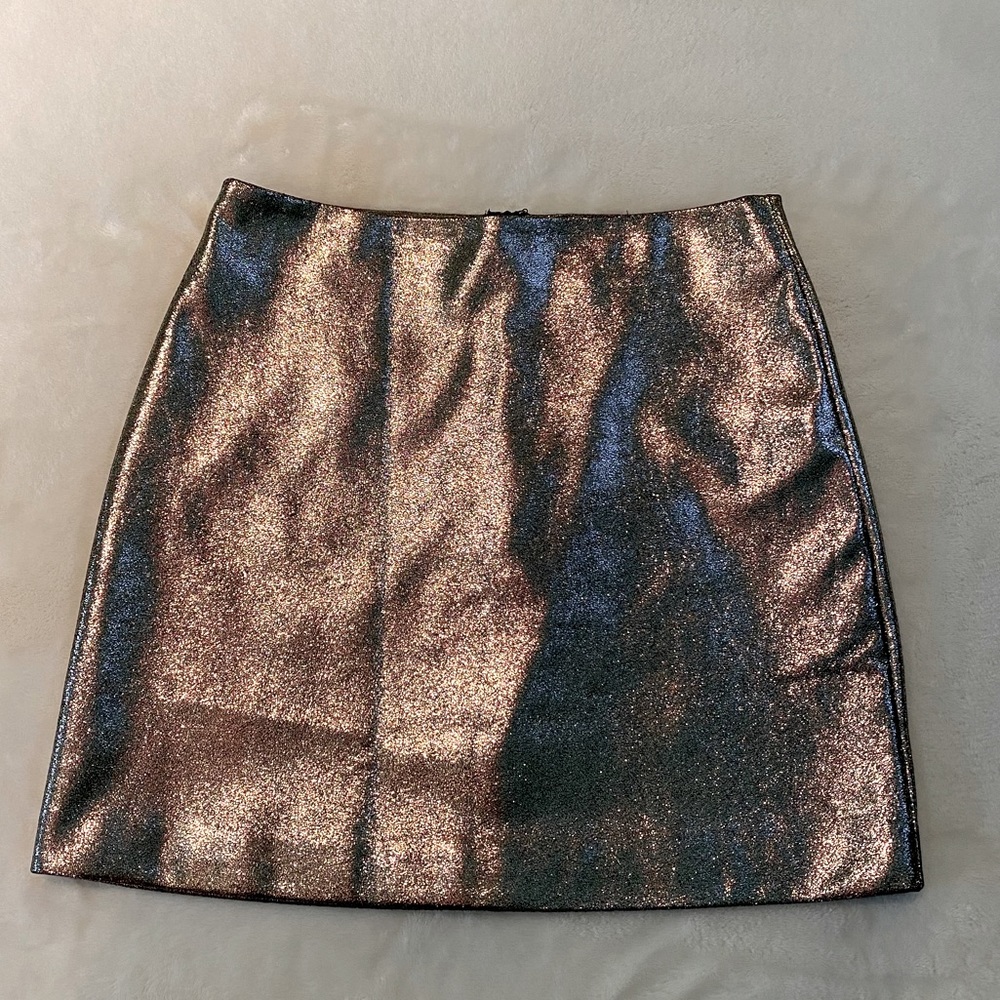 shiny glitter skirt